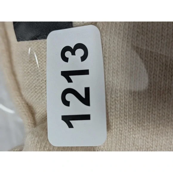 Bartolini Sweater Womens Med Beige  Pullover Dolman Sleeve Wool Cashmere Silk - Picture 11 of 11